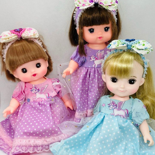 オーダー可♪メルちゃん、はなちゃん、キャミソールワンピ オーダー可