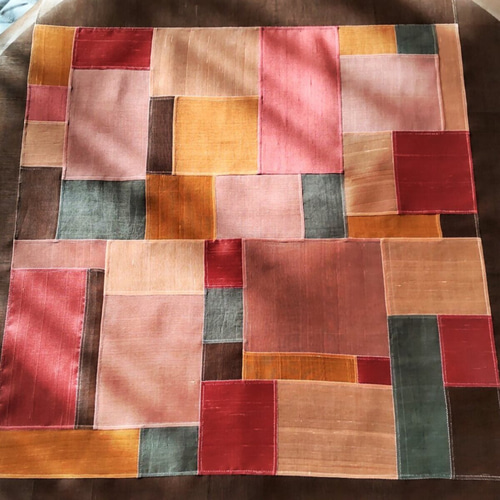 送料無料】韓国手芸・ポジャギのタペストリー（シルク） タペストリー