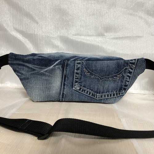 受注生産］デニムリメイク ボディバッグ ボディバッグ・ウエストポーチ