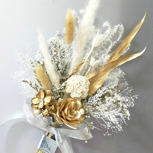 送料無料】ドライフラワーブーケ♥ スワッグ ＊ミニブーケ＊結婚式