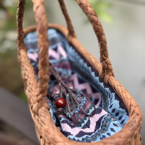 天然素材山葡萄 編み込みかごバッグ 山葡萄 購入 籠 バッグ 天然素材