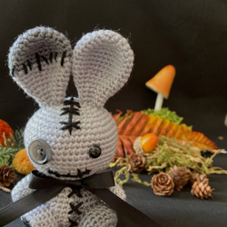 ツノが生えた‼︎‼︎うさぎ鬼【節分】 あみぐるみ m craft & green 通販