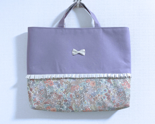 サイズオーダー可能◎】リバティ花柄レッスンバッグ レッスンバッグ