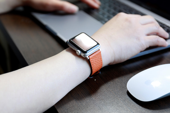 新作】高級革使用Apple Watch トゴ レザーベルト レザーバンド 時計