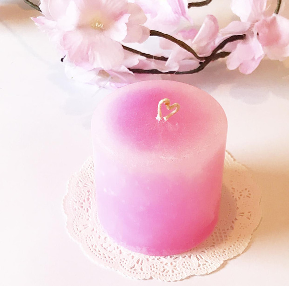 再販*『魔法使いの魔法キャンドル〜暖かな光と桜の魔法〜』幻想アロマ