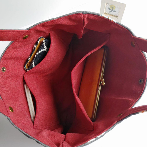 ミナペルホネン キルティング hana hane A4可 レッスンバッグ塾バッグ