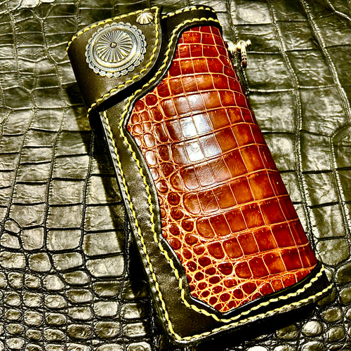 Gravy Leather スモール クロコダイル×栃木レザー スペシャル