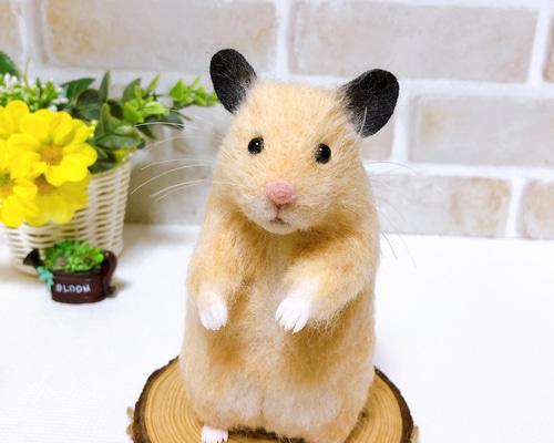 384 カエルちゃん ハムスター 羊毛フェルト 384 カエルちゃん様専用 ハムスター 羊毛フェルト