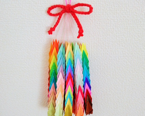 riko5250様ご予約品］ミニ千羽鶴☆100羽 その他インテリア雑貨 *Blue