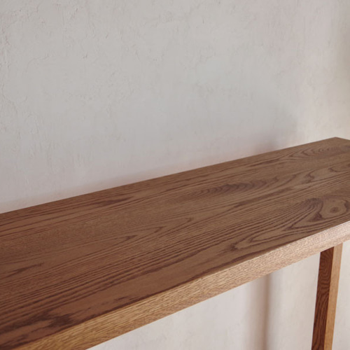 オーク無垢材 カウンターテーブル＊幅120cm ダークブラウン ダイニング