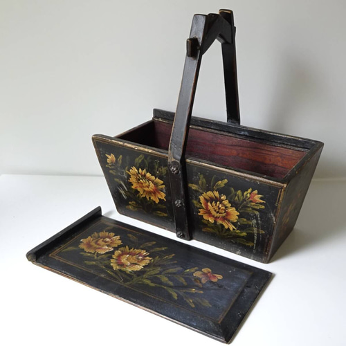 フランス 1900年代 裁縫 木箱 ソーイングボックス アンティーク その他