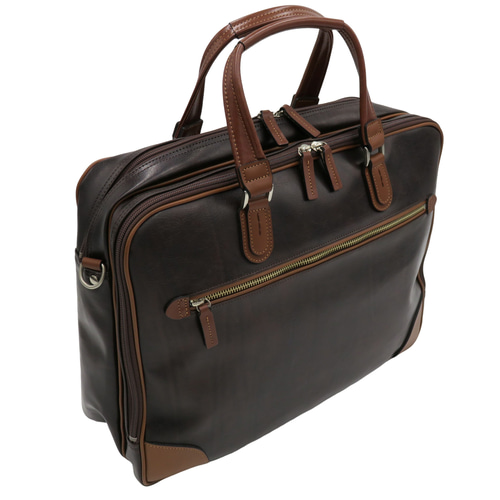 木和田 合成皮革 No.5998 「ダブルマチビジネスバッグ」 日本製