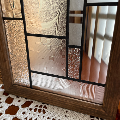 ステンドグラス パネル 昭和レトロ 和モダン その他インテリア雑貨