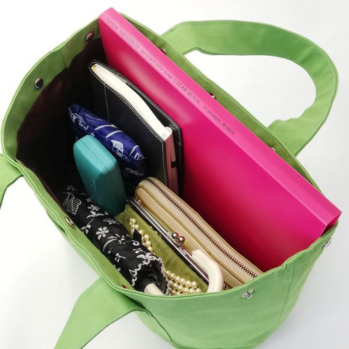 11号帆布のシンプルトートバッグ 倉敷帆布 モスグリーン 訳あり トート