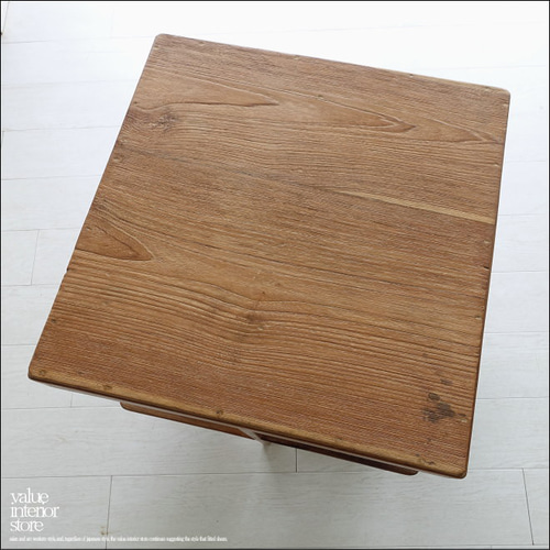 チーク無垢材 ヴィンテージサイドテーブルAnqbo21 脇机 アンティーク