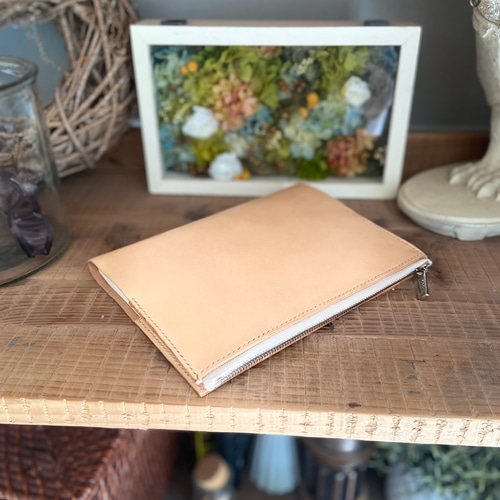 ペンケース一体型】A5サイズ用 大人のシンプルノートカバー