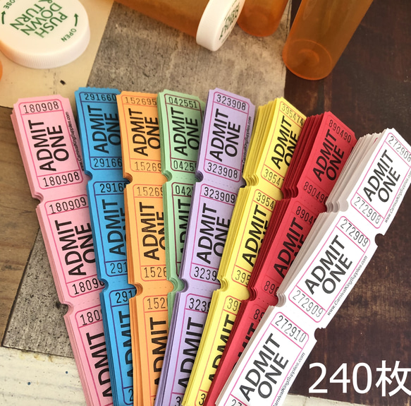 ブ*チ様 海外ロールチケット紙もの まとめ売り ブ*チ様 海外ロール