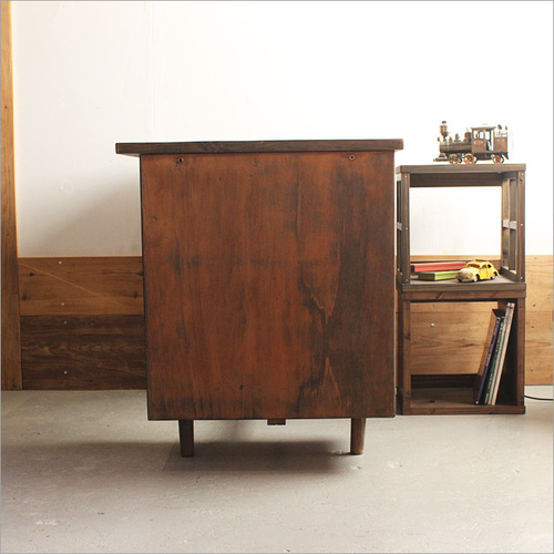 パソコンデスク 木製 机 無垢材 ワークデスク アンティーク 書斎 PC