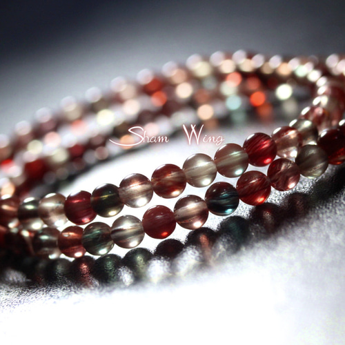 高品質カラーチェンジアンデシン約4.2mm前後ブレスレット 1本✿天然石