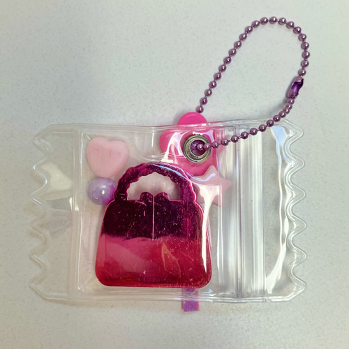 ガチャ詰めポーチ キャンディポーチ ネオンカラー ゆめかわ デコパーツ