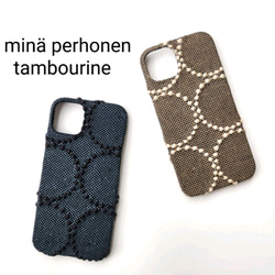 スマホショルダー ミナペルホネン スマホポシェット タンバリン mina