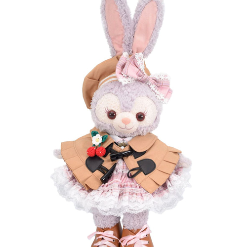 ステラルー 服 着せ替え コスチューム ダッフルケープ付ピンクチェック