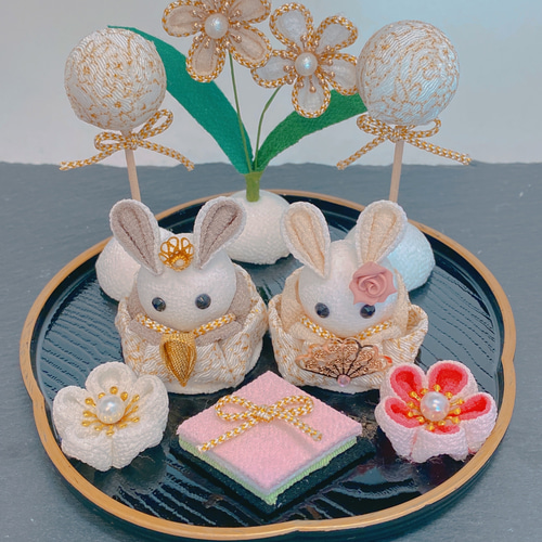 つまみ細工 つまみ細工お雛様 お雛様 雛飾り ひな祭り ひな人形・雛