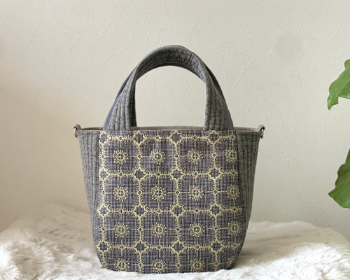 ⚮̈ミナペルホネン anemone × ヌビ まるっこトート ヌビバッグ トート