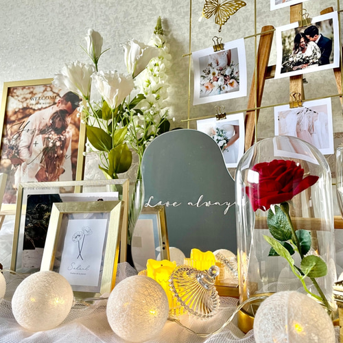 数量限定【ウエディングミラー付き】春夏婚 ウェルカムスペース お