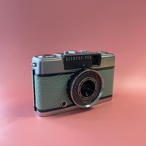 OLYMPUS PEN EE-2 コンパクトカメラ 青緑赤 OLYMPUS PEN EE-2