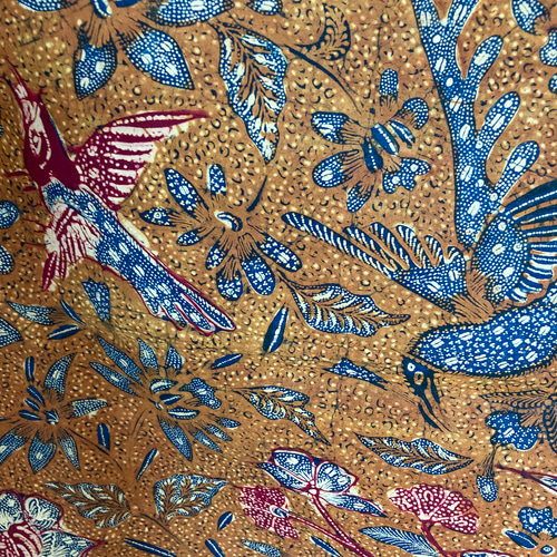 635 オールドバティック ジャワ更紗 古布 ヴィンテージ アンティーク