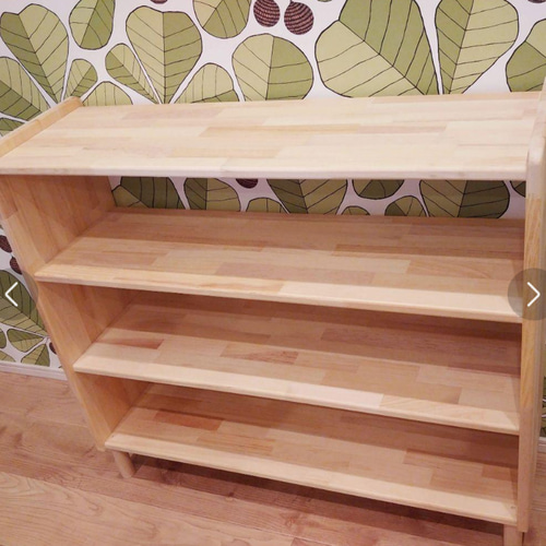 絵本棚 木製棚 おもちゃ棚 ハンドメイド モンテッソーリ 棚・シェルフ