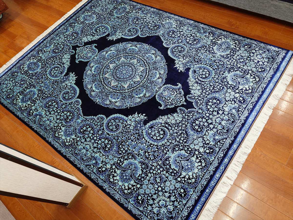 夏の超目玉品30%OFF】ペルシャ絨毯 ネイアブリシャム ハイブリッド