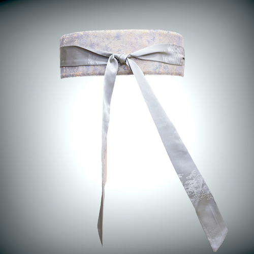 煌めきシルバー サッシュベルト高級感 W65〜95cm 高級帯 帯 着物