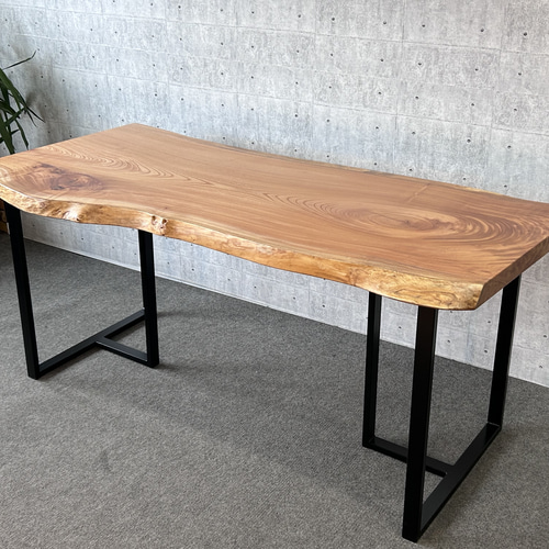 一枚板 ケヤキ無垢板 160cm 高さ70cm 机・デスク easy F style 通販