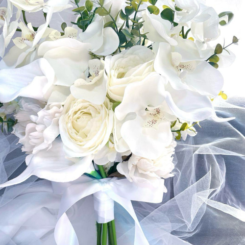 クラッチブーケ アーティフィシャルフラワーブーケ 結婚式