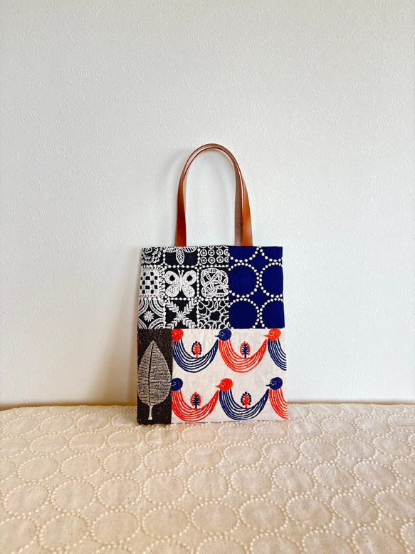 一点物 送料無料 ミナペルホネン ミニトートバッグ ハンドメイド