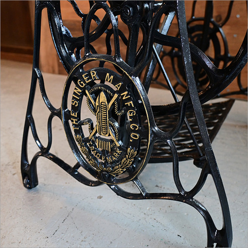 1点物 Singer シンガー ミシンテーブル 足踏みミシン ケヤキ材