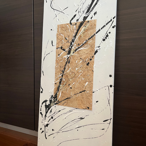 長夜 Cho Ya 】原画/和風/禅/絵画/アート/抽象画/ニュアンス/モダン