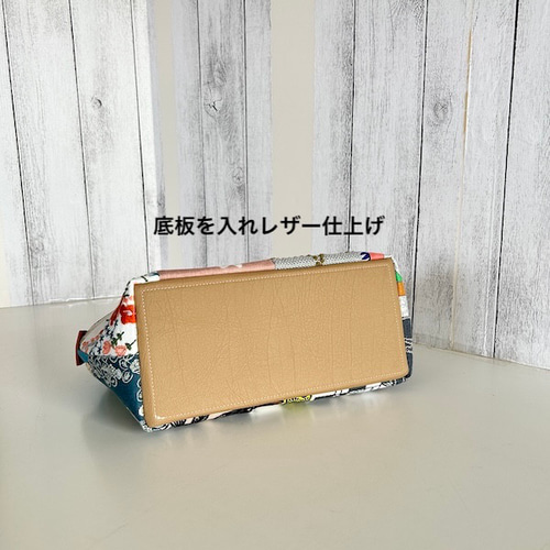 creema限定、ミナペルホネン パッチボストンバッグ ボストンバッグ