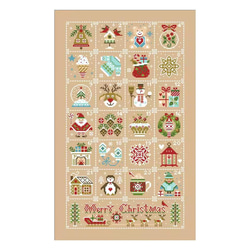 送料無料】☆アドベントカレンダー 18ct☆クロスステッチ刺繍キット