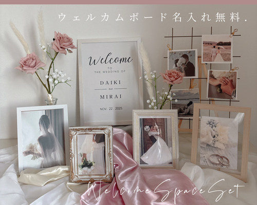 ふわふわ フェアリーセット♡ ┊︎ ピンク系 名入れ無料☆ ウェルカム