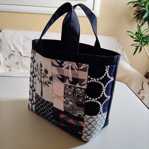 M✰ミナペルホネンのトートバッグ♡愛しのパッチワーク-170 トート