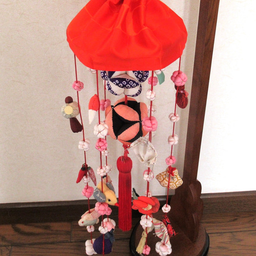 愛情と願いを込めた七宝まりの吊るし飾り＊吊るし飾り＊ひな祭り