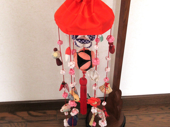 愛情と願いを込めた七宝まりの吊るし飾り＊吊るし飾り＊ひな祭り