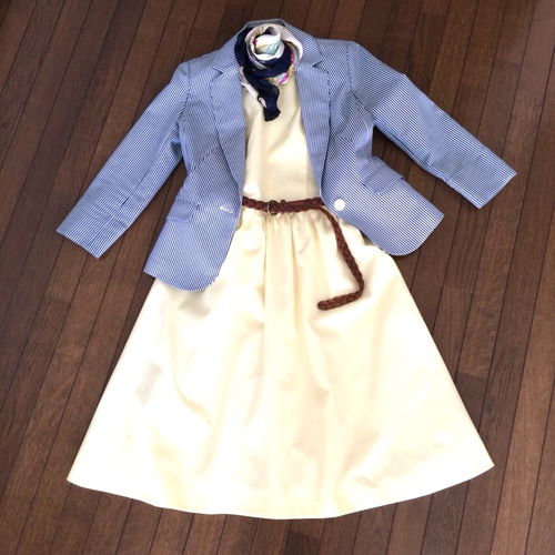 再販 レモンイエローのワンピース ワンピース merci 通販 2020131