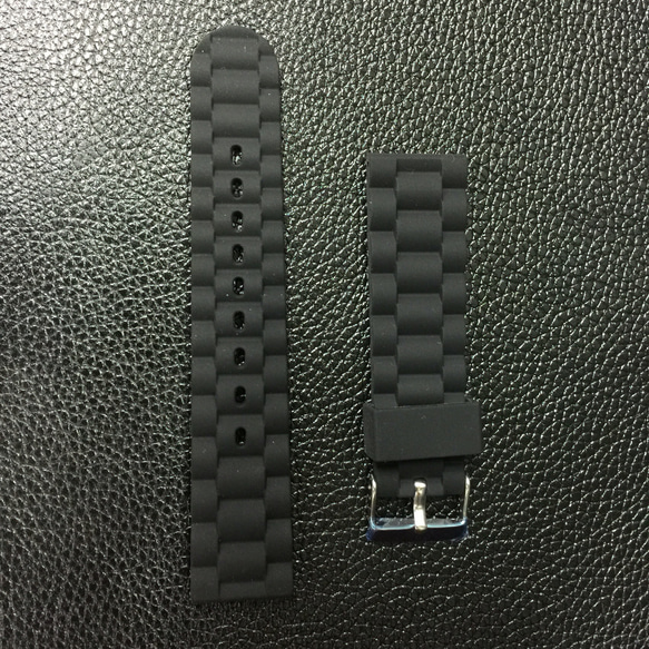 時計用ラバーベルトブラック 腕時計 革工房Deepzone 通販 2661417