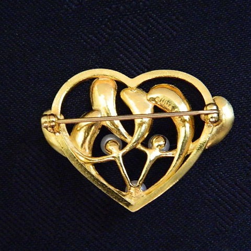 ヤドリギ メトロポリタン美術館 NY フランス 19世紀 ブローチ パール