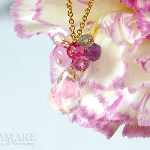 ローズクォーツ マダガスカル産 アメジスト ブルームーンストーン