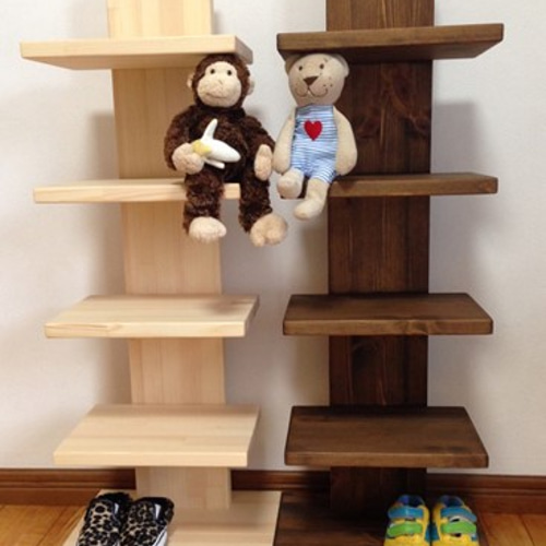 只今追加生産中 ブックタワー ストレート クリア/01 本棚・絵本棚